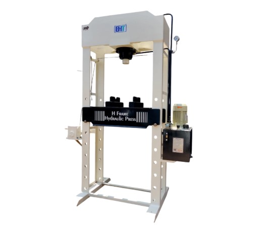 H Frame Hydraulic Press Motorized Electric | Power Operated 20-200 Ton with Foot Pedal Control for Precision Punching, Forming & Maintenance Tasks.